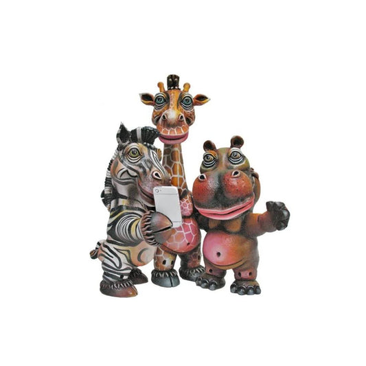 Carlos and Albert "Selfie" Sculpture