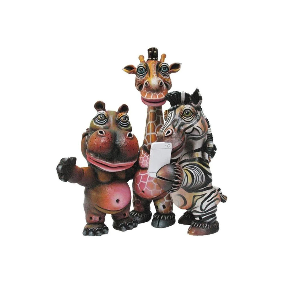 Carlos and Albert "Selfie" Sculpture