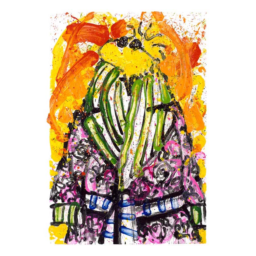 Tom Everhart Shorty Dogg Wearing Jim Dine Limited Edition