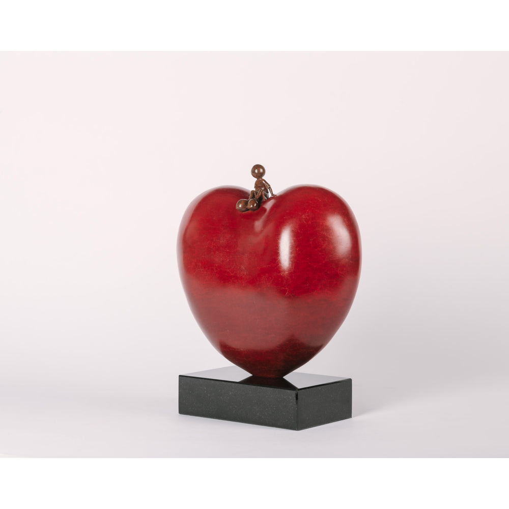 Mackenzie Thorpe "Sitting on Love" Sculpture