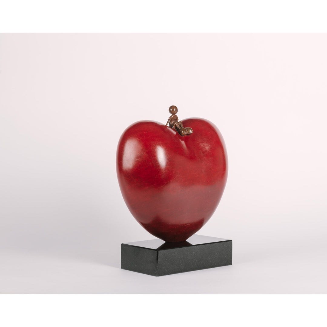 Mackenzie Thorpe "Sitting on Love" Sculpture