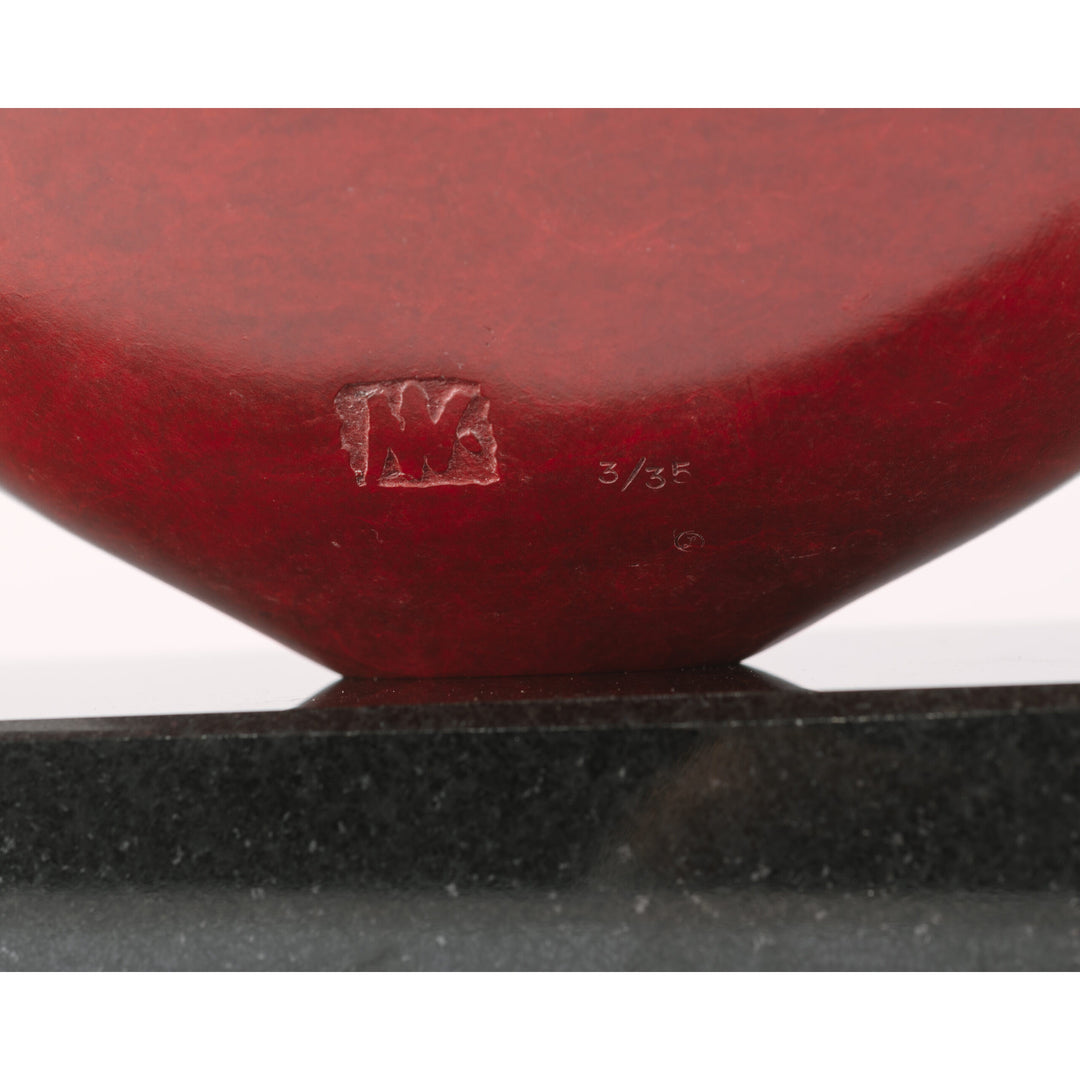 Mackenzie Thorpe "Sitting on Love" Sculpture
