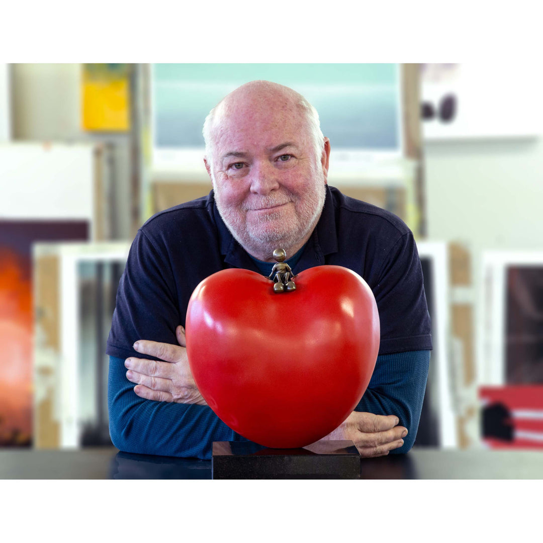 Mackenzie Thorpe "Sitting on Love" Sculpture