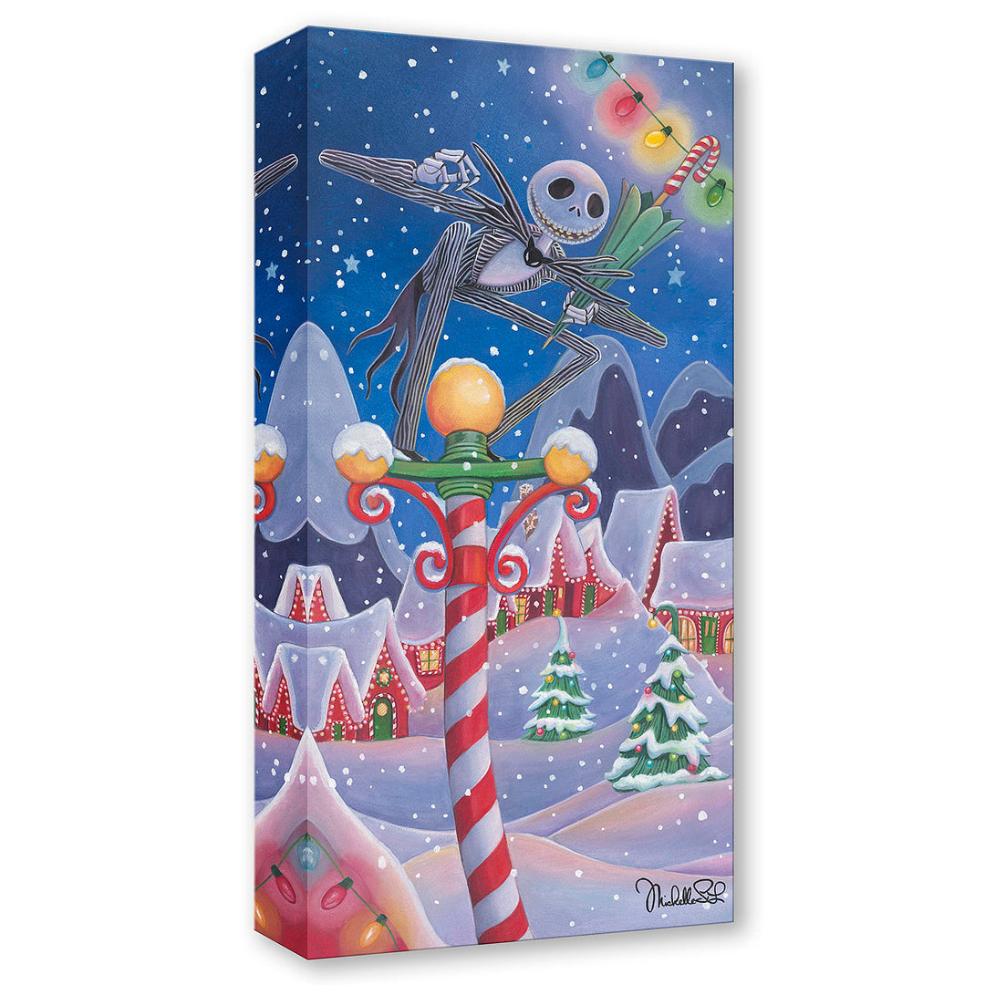 Michelle St. Laurent Disney Christmas Town Limited Edition Canvas Giclee