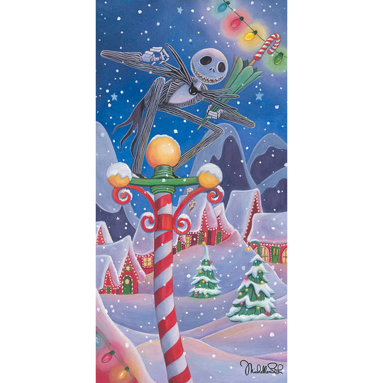 Michelle St. Laurent Disney Christmas Town Limited Edition Canvas Giclee