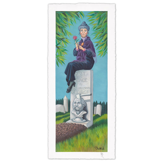 Michelle St. Laurent Disney Stretching Portrait: The Black Widow Limited Edition Giclee