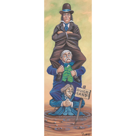 Michelle St. Laurent Disney Stretching Portrait: The Quicksand Men Limited Edition Giclee
