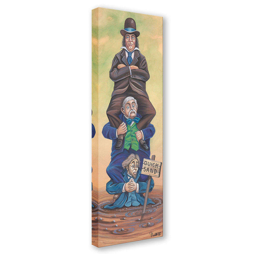 Michelle St. Laurent Disney Stretching Portrait: The Quicksand Men Limited Edition Giclee