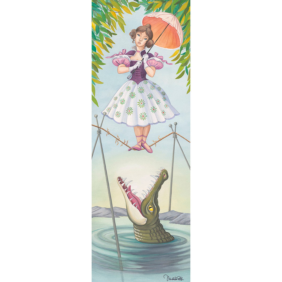 Michelle St. Laurent Disney Stretching Portrait: The Tightrope Walker Limited Edition Giclee