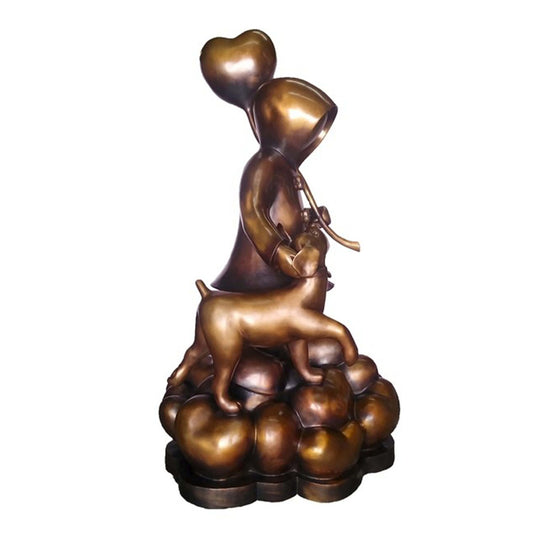Mackenzie Thorpe "Stepping Stones" (Bronze Edition) Sculpture
