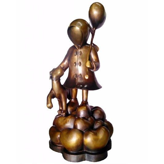 Mackenzie Thorpe "Stepping Stones" (Bronze Edition) Sculpture