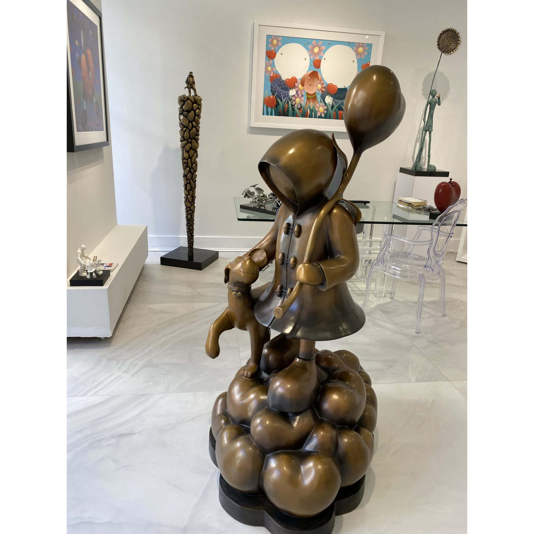 Mackenzie Thorpe "Stepping Stones" (Bronze Edition) Sculpture