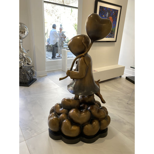 Mackenzie Thorpe "Stepping Stones" (Bronze Edition) Sculpture