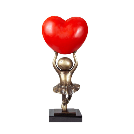 Mackenzie Thorpe "Sweetheart" Sculpture