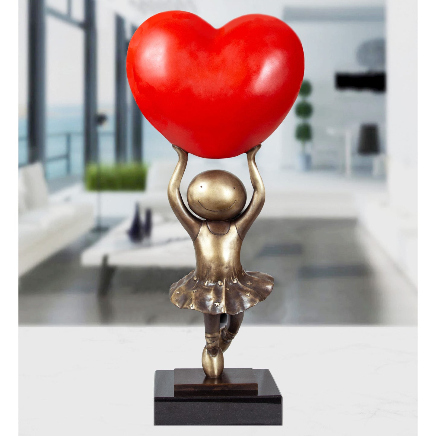 Mackenzie Thorpe "Sweetheart" Sculpture