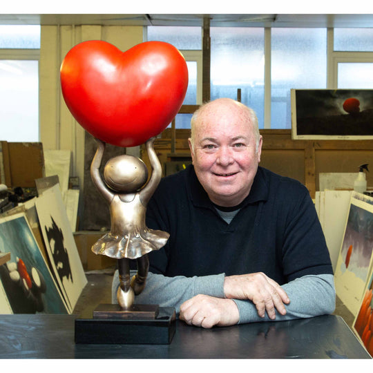 Mackenzie Thorpe "Sweetheart" Sculpture