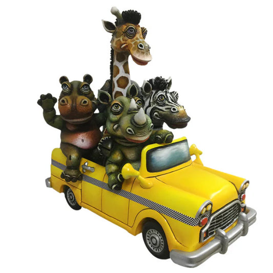 Carlos and Albert "Taxi Cab" Sculpture