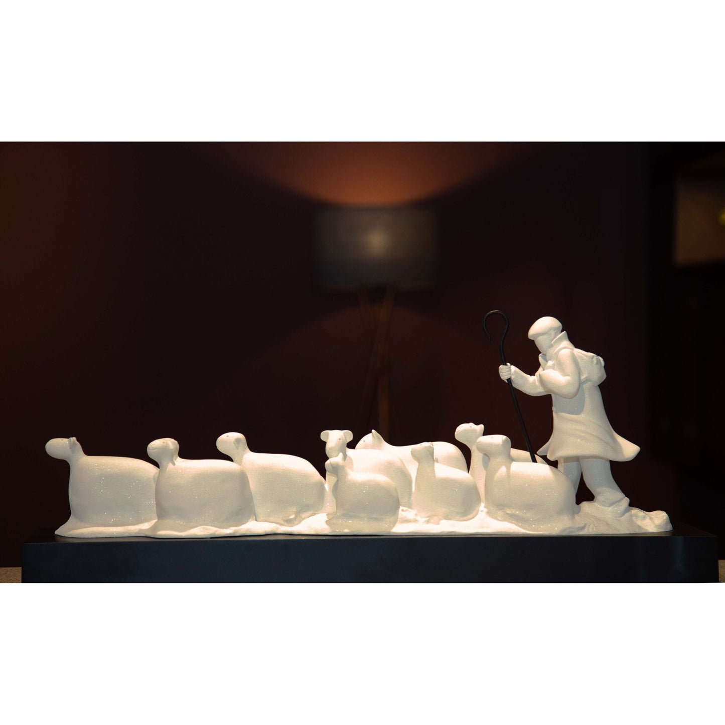 Mackenzie Thorpe "The Good Shepherd" Sculpture