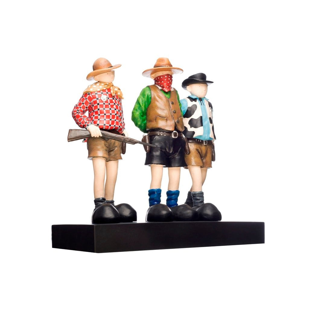 Mackenzie Thorpe "The Outlaw" Sculpture