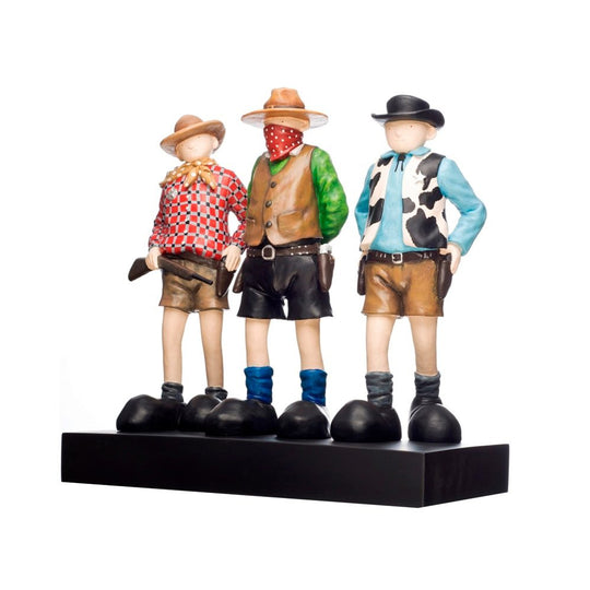Mackenzie Thorpe "The Outlaw" Sculpture