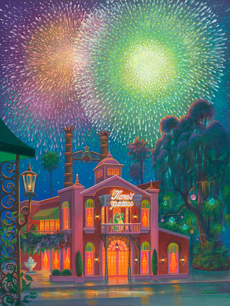 Michael Humphries Disney "Tiana's Restaurant" Limited Edition Canvas Giclee