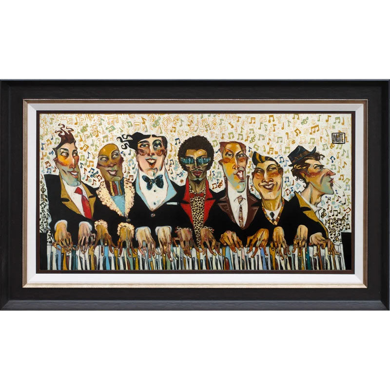 Todd White Colorful Keys Limited Edition Canvas Giclee