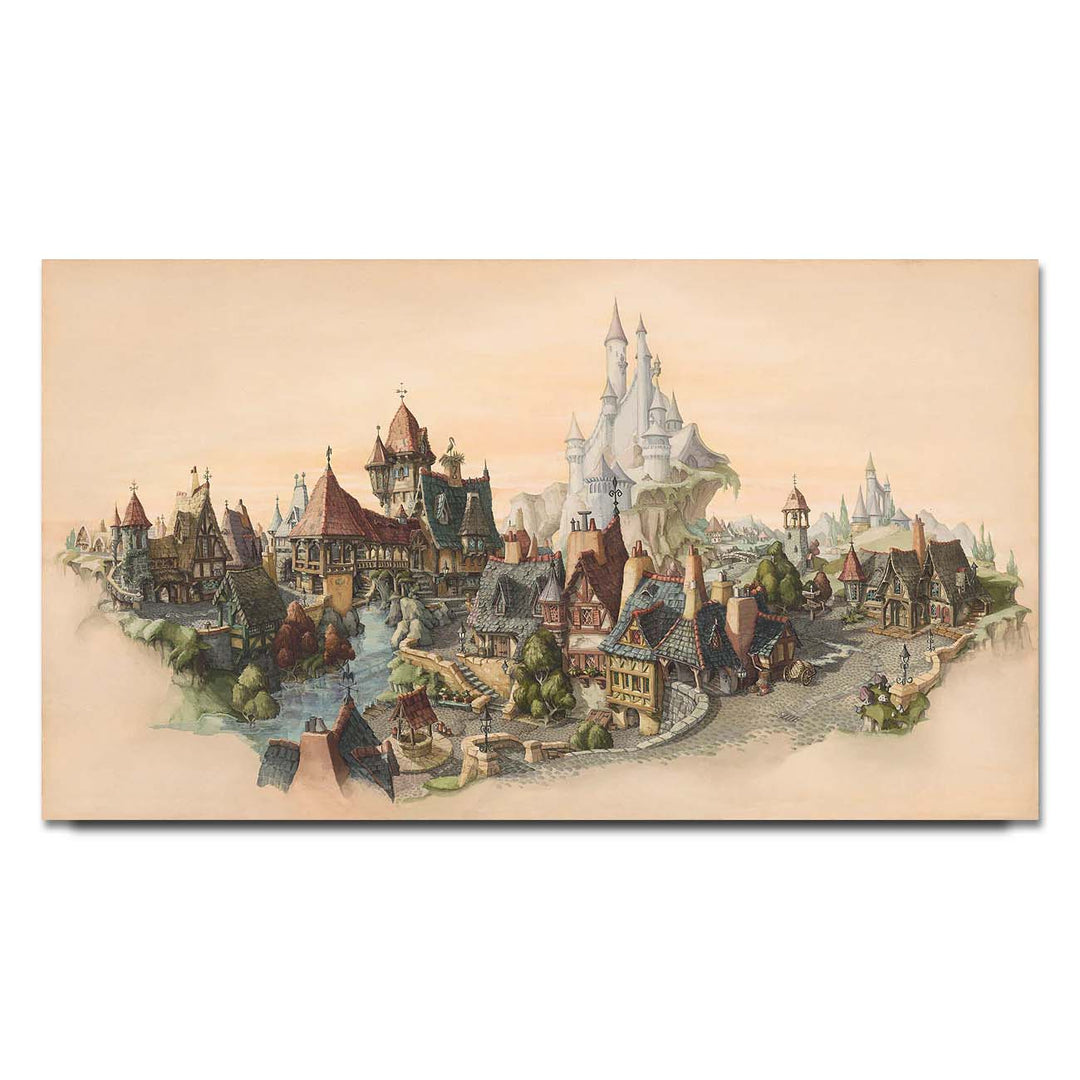 Tony Baxter Disney Tyrolean Fantasy Limited Edition Canvas Giclee