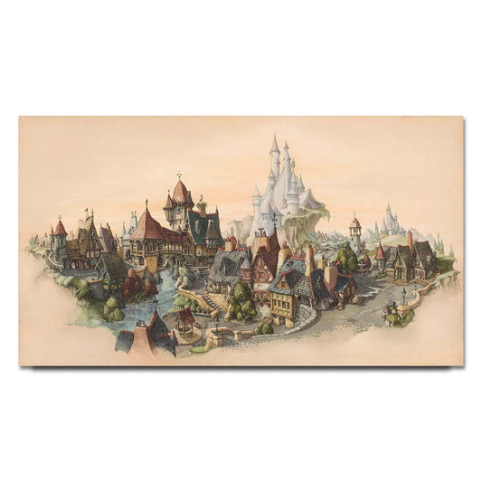 Tony Baxter Disney "Tyrolean Fantasy" Limited Edition Canvas Giclee