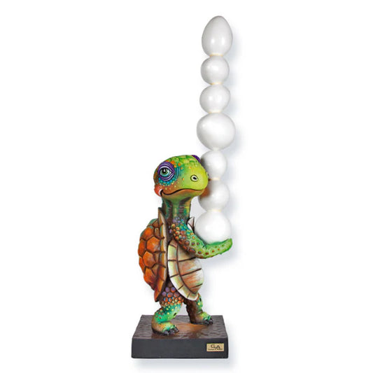 Carlos and Albert "Turtle With Eggs Balancing Act" Sculpture