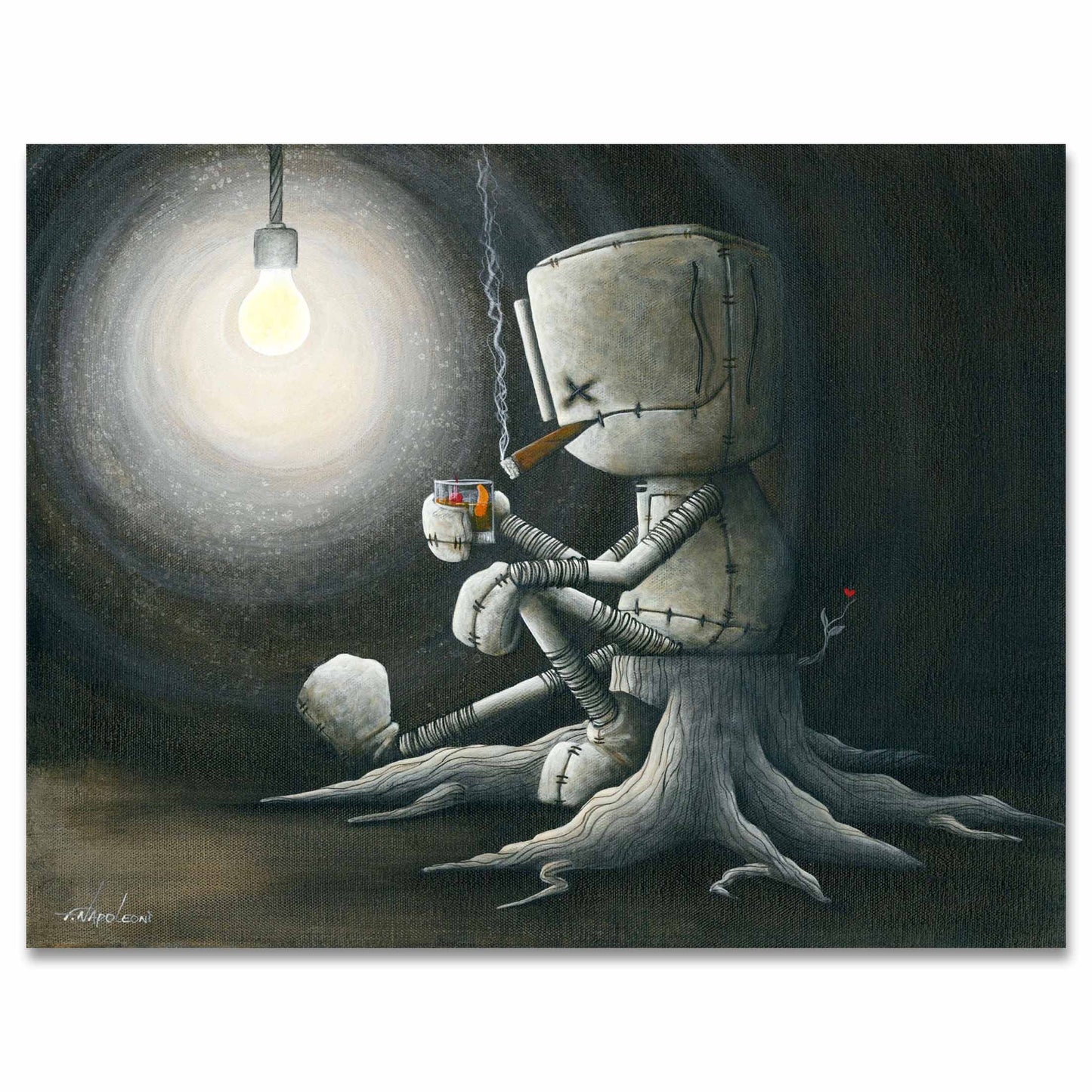 Fabio Napoleoni "Waiting on the Consequences" Limited Edition Canvas Giclee