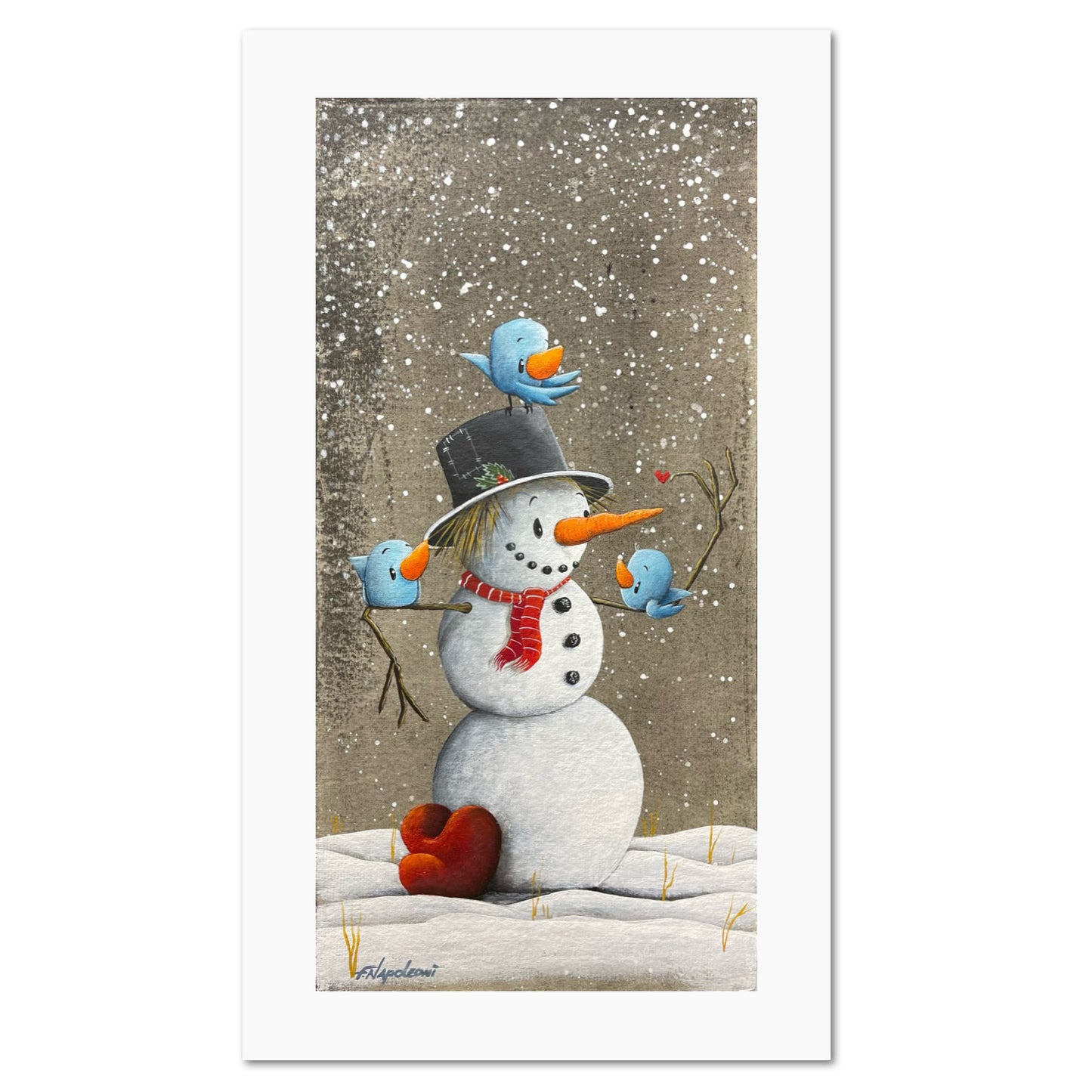 Fabio Napoleoni "Warms Up My Soul" Open Edition Paper Giclee