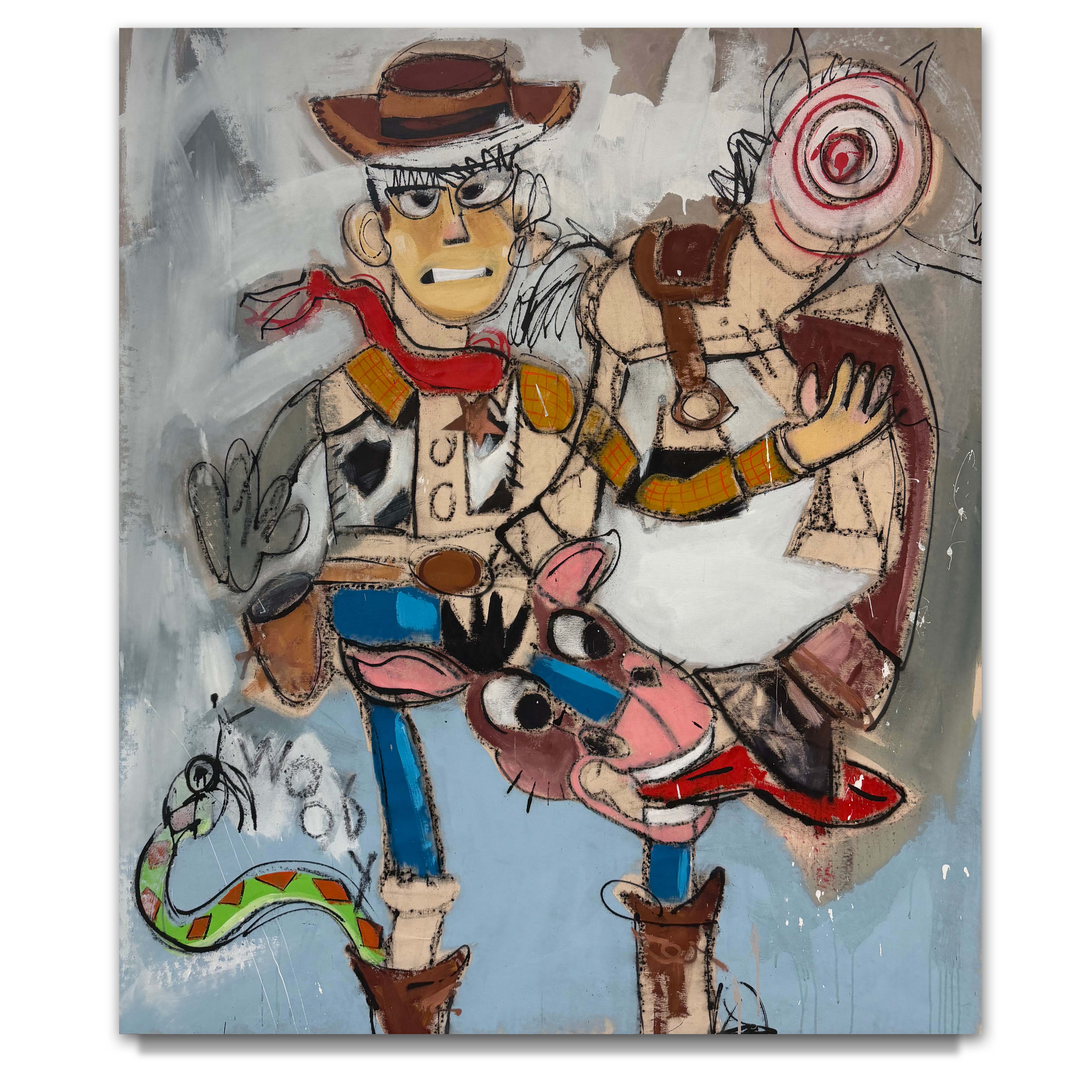 Rocky Asbury Woody and Bullzeye Original