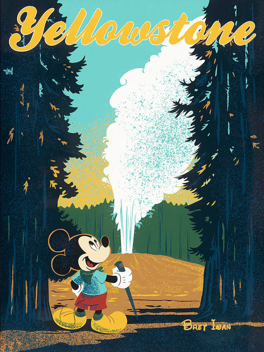 Bret Iwan Disney Yellowstone Limited Edition Canvas Giclee