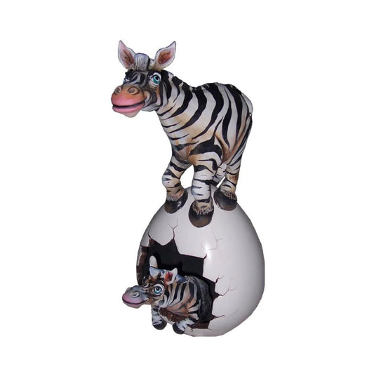 Carlos and Albert "Zebra Maternal Egg" Sculpture