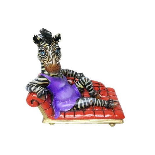 Carlos and Albert "Zebra Spa Day" Sculpture