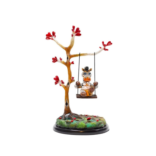 Carlos and Albert "Zebra Tree Swing" Sculpture