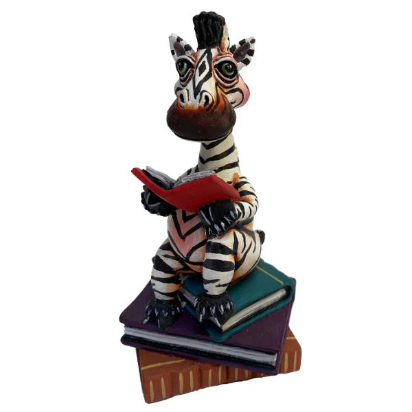 Carlos and Albert "Zebra Book Club" Sculpture