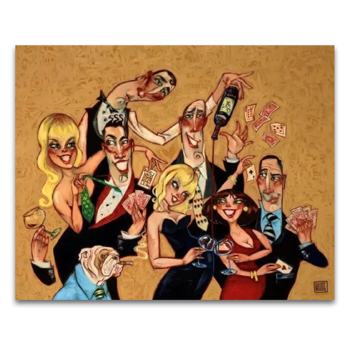 Todd White "All Bets Are Off" Limited Edition Canvas