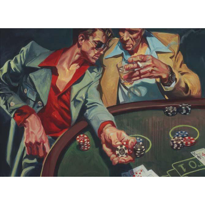 Gabe Leonard An Educated Guess Limited Edition Canvas Giclee