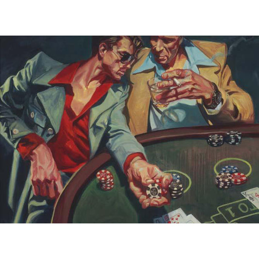 Gabe Leonard "An Educated Guess" Limited Edition Canvas Giclee