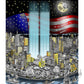 Charles Fazzino "Museum Commissions 9/11: A Time of Remembrance" 3D Limited Edition Mixed-Media on Paper