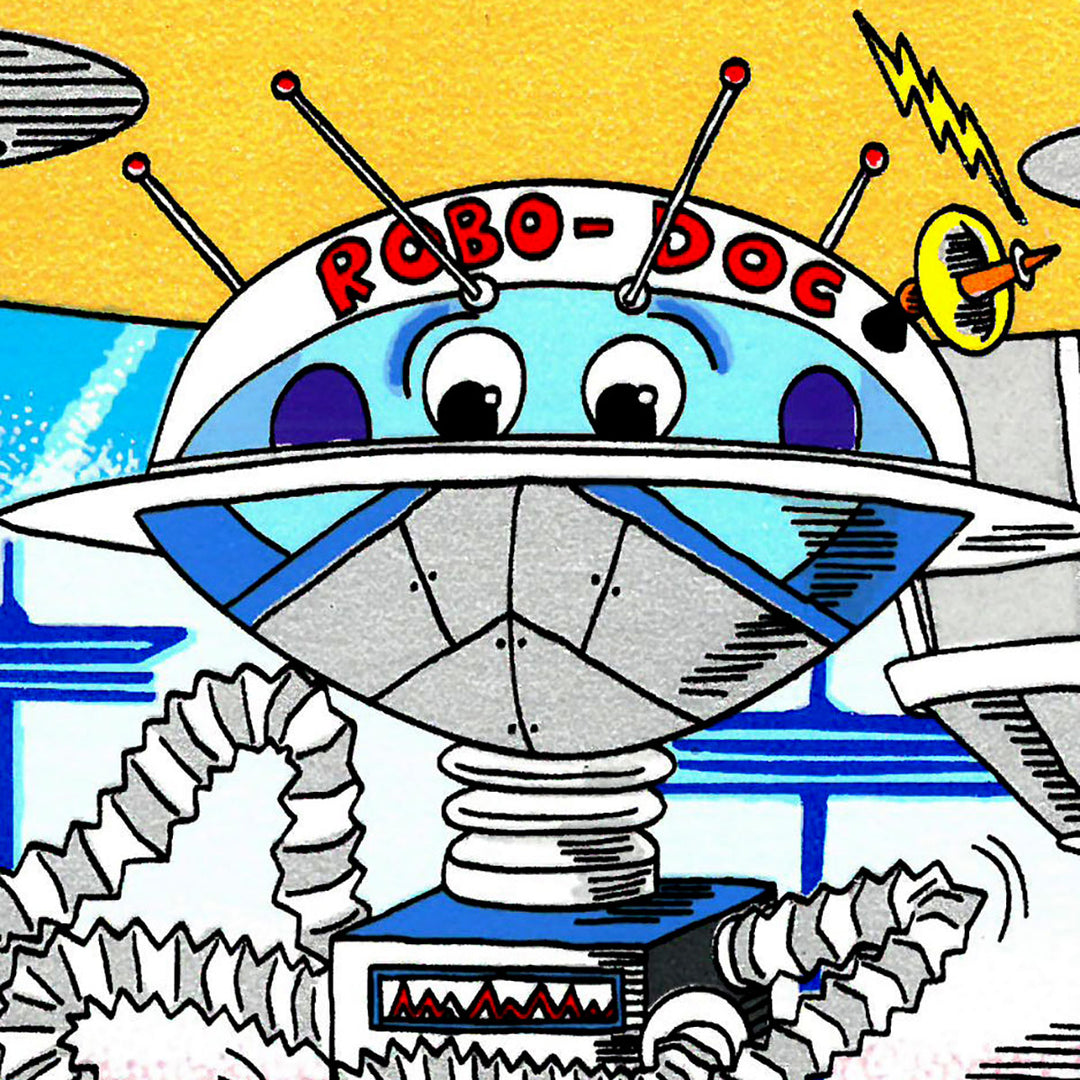 Charles Fazzino A Jetson’s House Call 3D Limited Edition Silkscreen on Paper