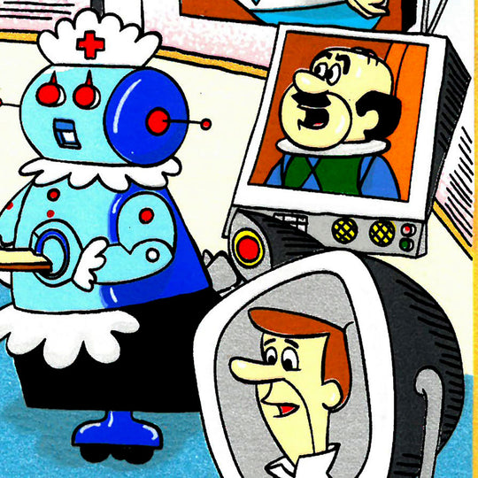 Charles Fazzino A Jetson’s House Call 3D Limited Edition Silkscreen on Paper