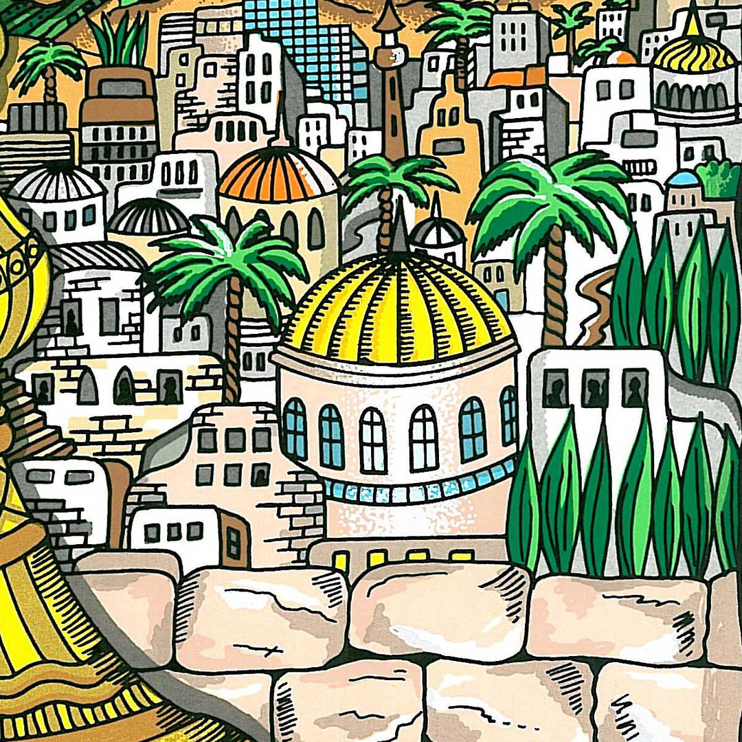 Charles Fazzino A Light for Israel 3D Limited Edition Silkscreen on Paper