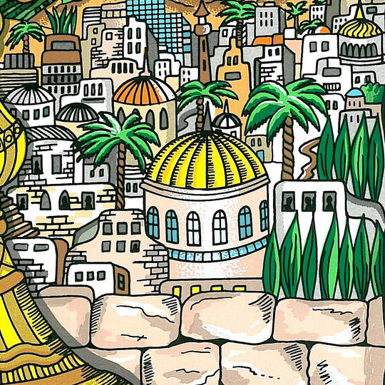 Charles Fazzino A Light for Israel 3D Limited Edition Silkscreen on Paper