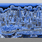 Charles Fazzino "Along the East River" 3D Limited Edition die-sublimation & giclee on aluminum and paper