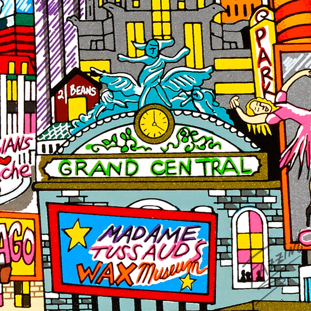 Charles Fazzino Bright Lights…Big City…Broadway 3D Limited Edition Silkscreen on Paper