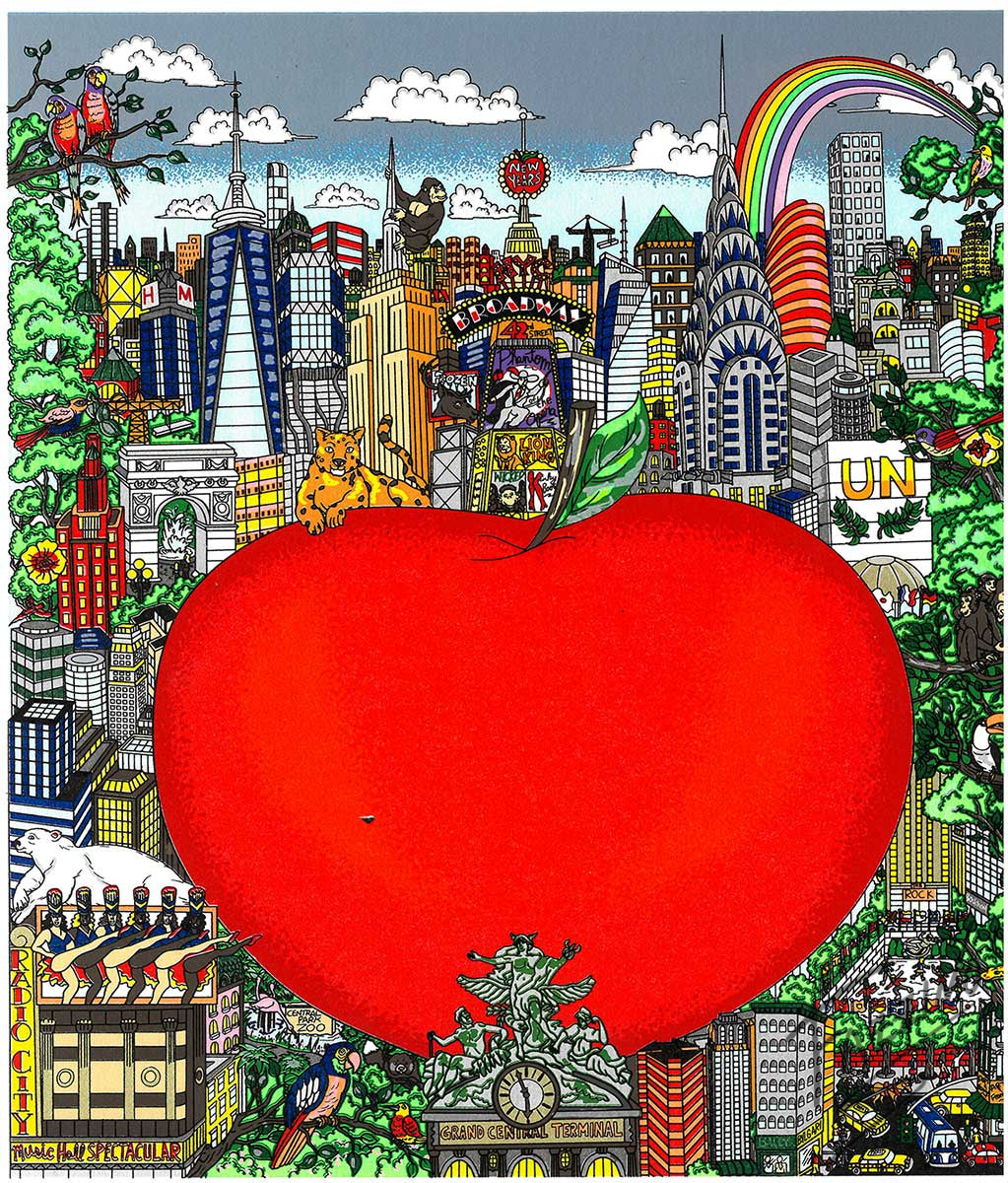 Charles Fazzino Concrete Jungle…NYC 3D Limited Edition Silkscreen on Paper