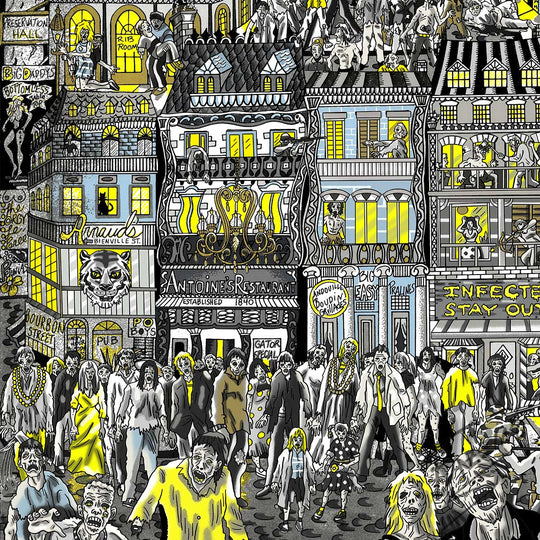 Charles Fazzino The Dawn of the Dead 3D Limited Edition Mixed-Media on Paper