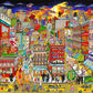 Charles Fazzino "Fahklumpt and Famisched in this Meshugenah City…NYC" 3D Limited Edition Silkscreen on Paper